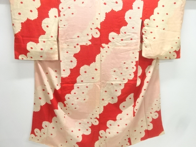 Japanese Kimono / Chirimen Kinsha Silk